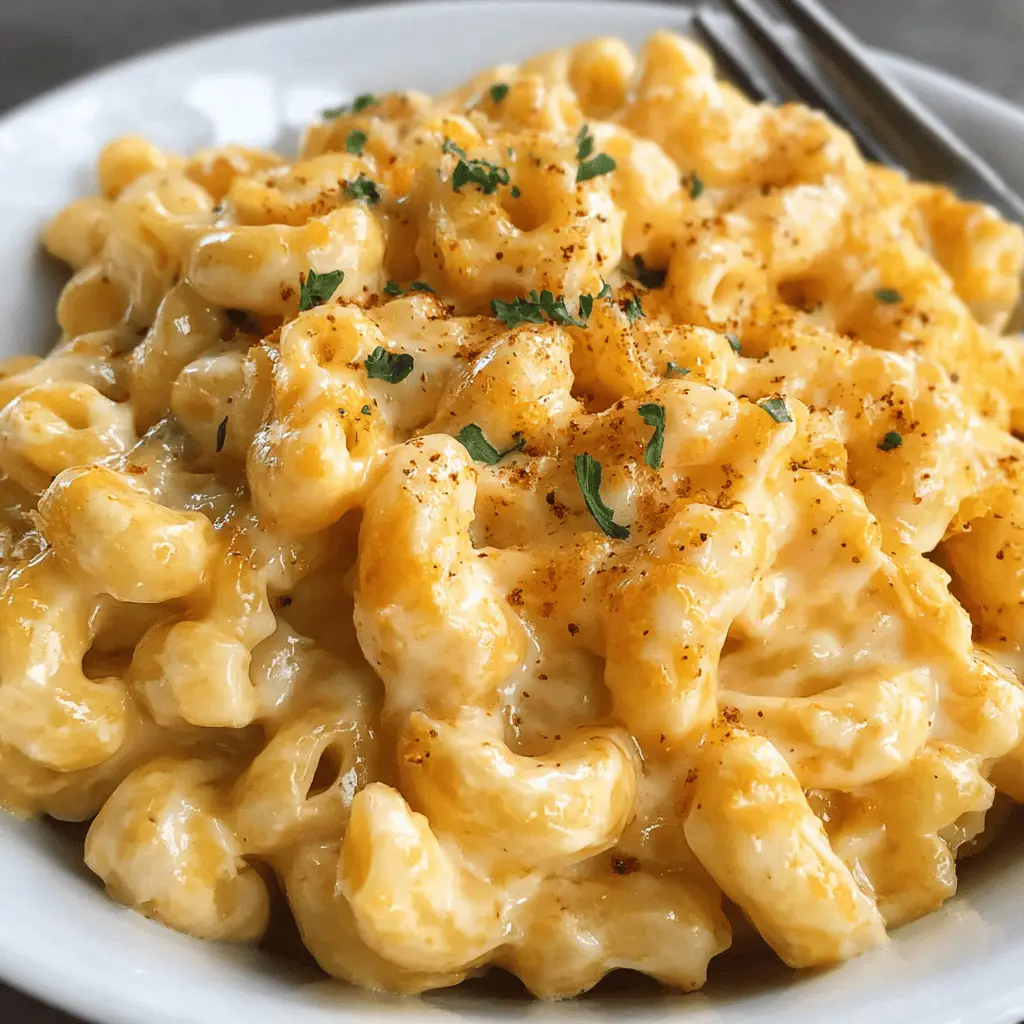 Creamy Crock Pot Mac and Cheese with Turkey Bacon Delight