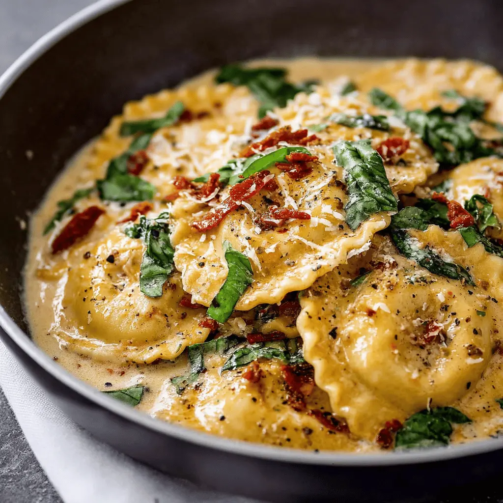 Creamy Tuscan Ravioli: Easy Indulgence for Homemade Lovers