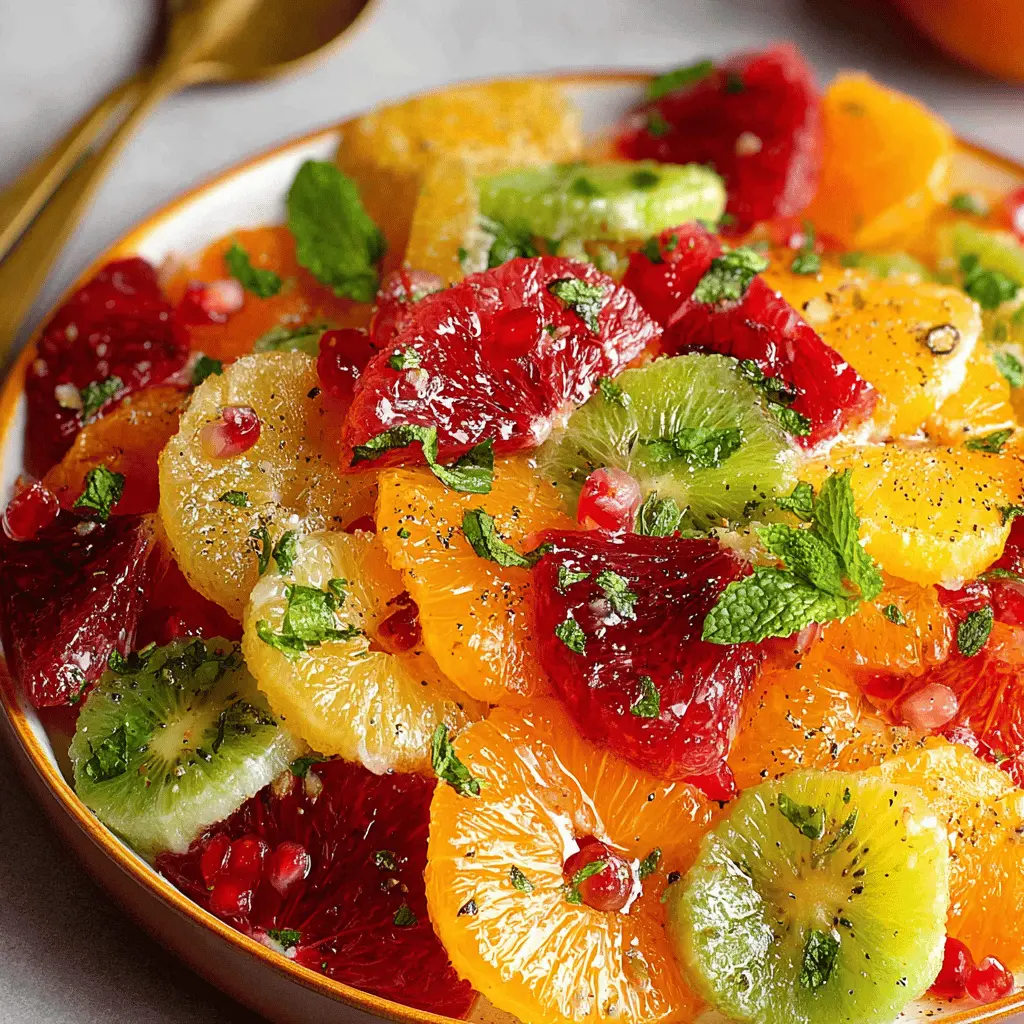 Mixed Citrus Fruit Salad: A Refreshing Twist for Any Meal