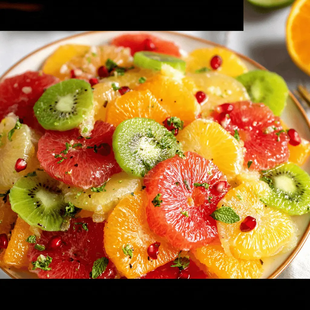 Mixed Citrus Fruit Salad: A Refreshing and Juicy Delight