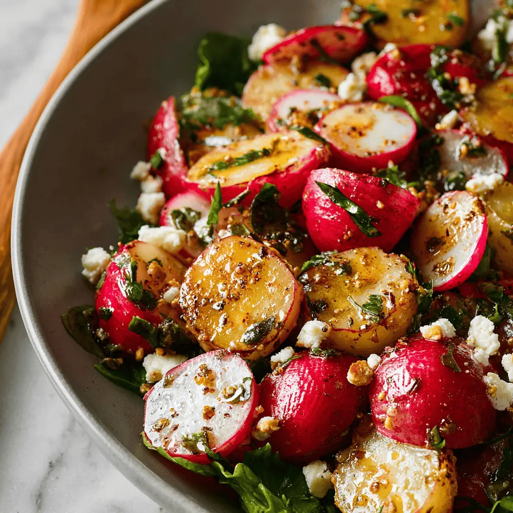 Roasted Radish Salad: Easy, Flavorful Twist with Turkey Bacon
