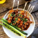 Sticky Korean Chicken Skewers