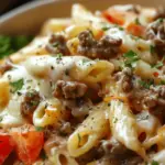 Philly Cheesesteak Pasta