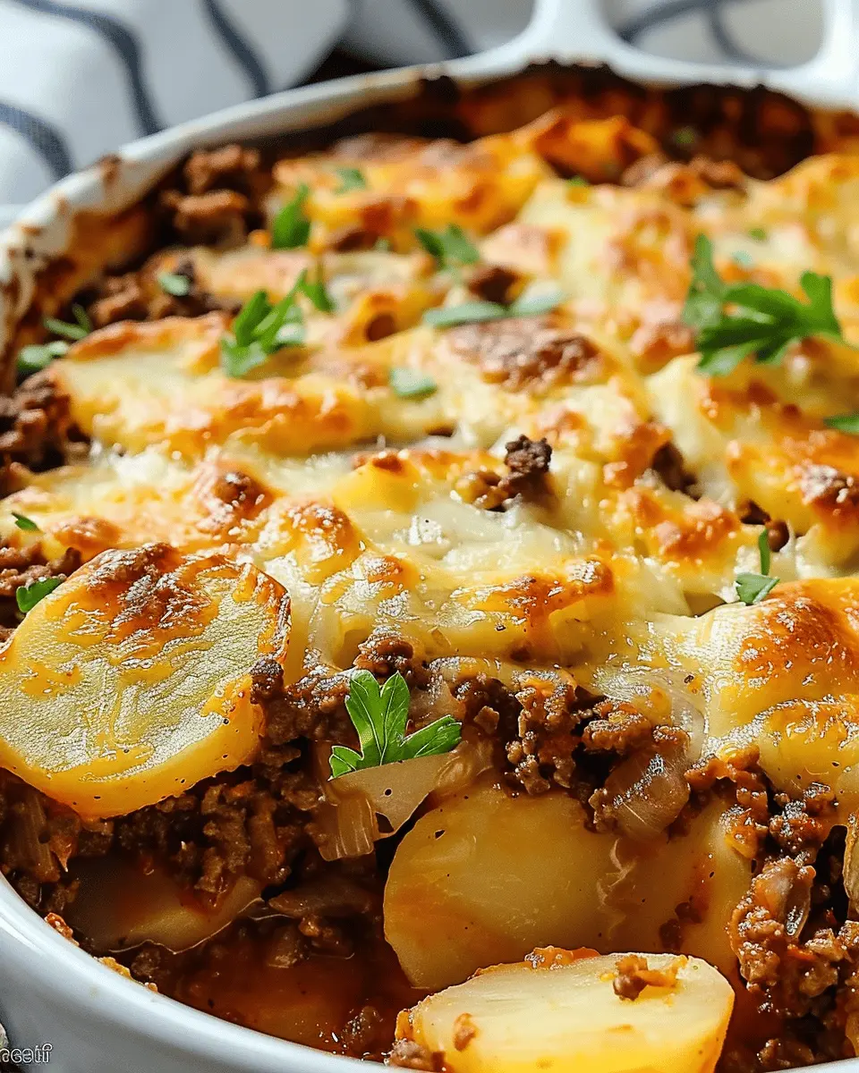 Hobo Casserole with Ground Beef & Potatoes: Easy Comfort Food Delight