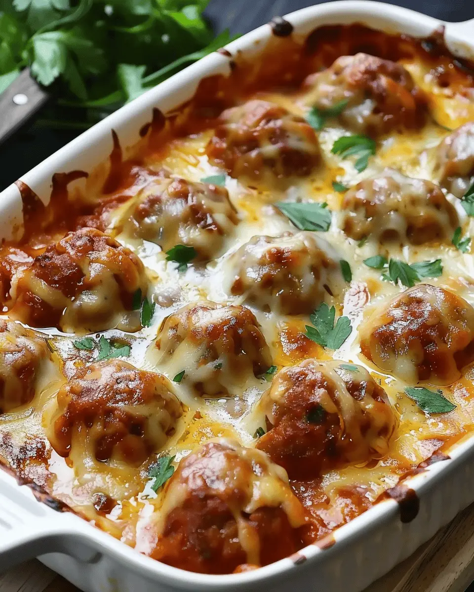 Dump-and-Bake Meatball Casserole: Easy Comfort Food Delight