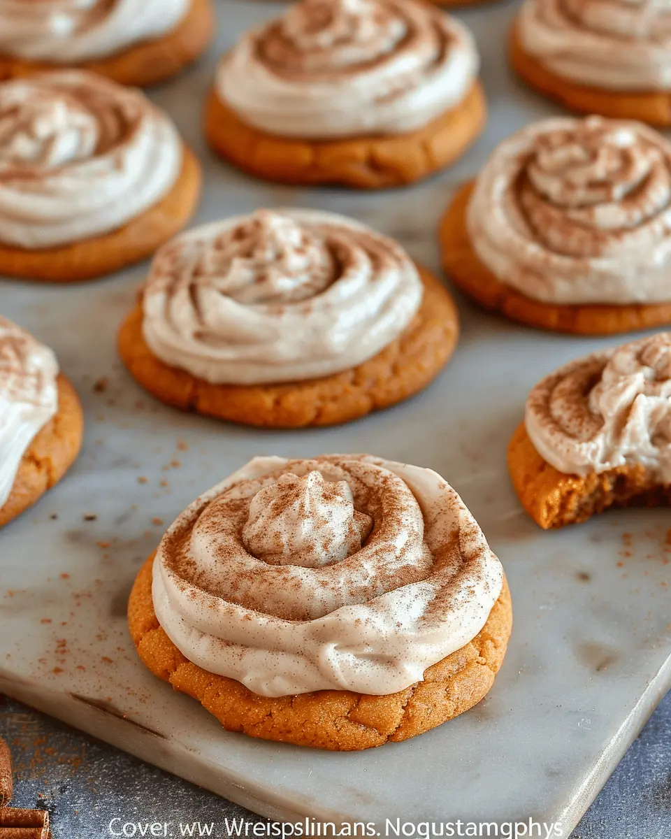 Soft Pumpkin Cookies with Cinnamon Frosting: The Best Fall Treat