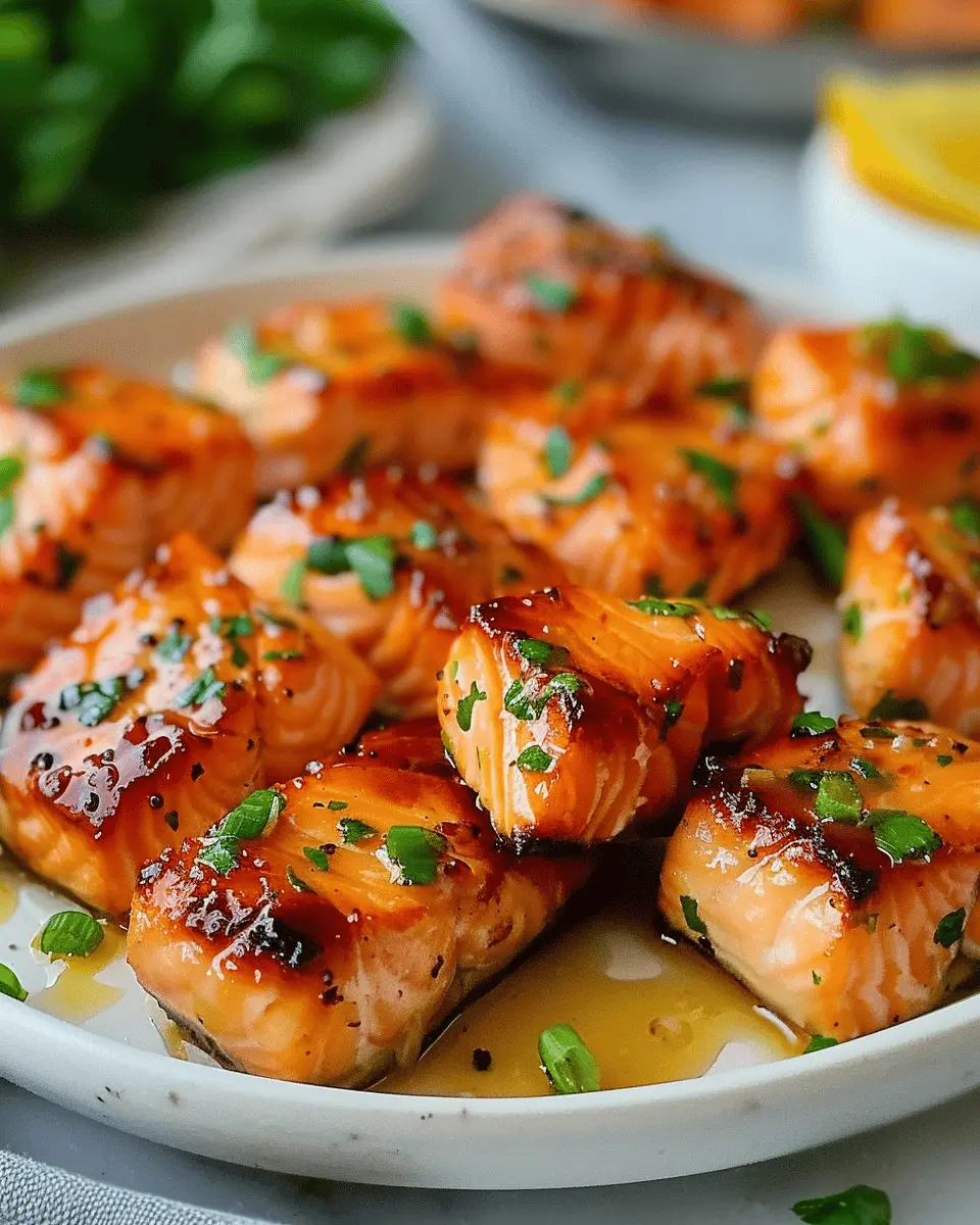 Crispy Air Fryer Honey Garlic Salmon Bites: A Deliciously Easy Treat