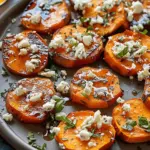 Honey Feta Sweet Potato Rounds