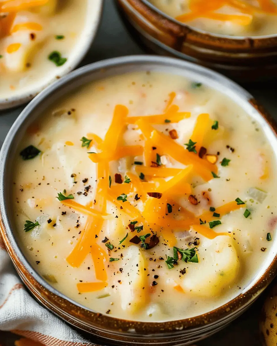 Potato Soup Recipe: Creamy and Comforting with Turkey Bacon