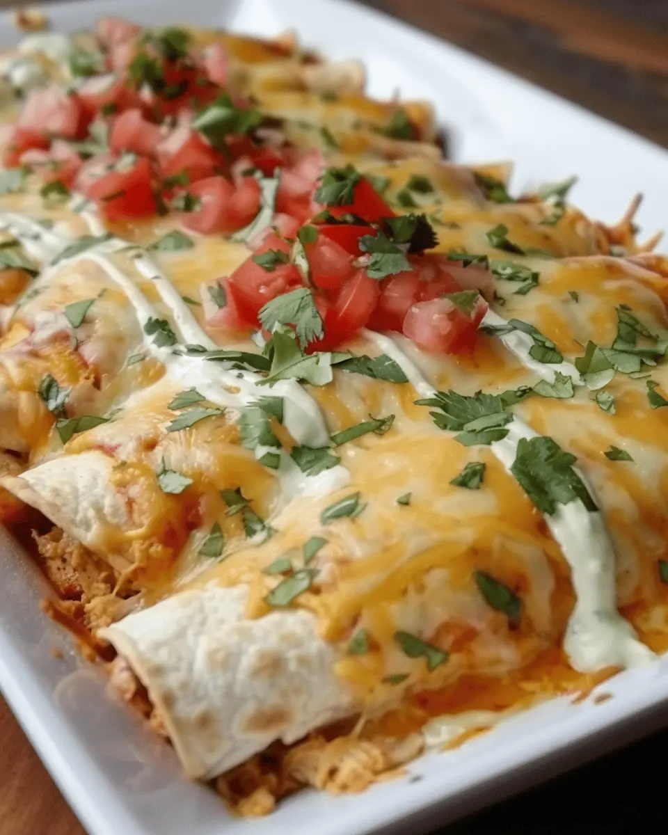 Queso Chicken Enchiladas: Easy and Indulgent Home Cooking Delight