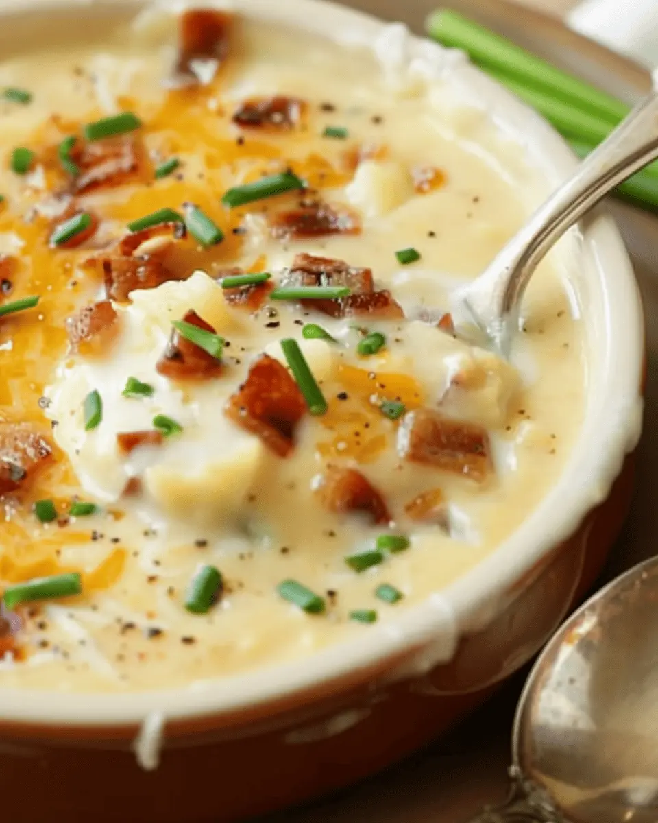 Baked Potato Soup: The Indulgent Creamy Delight with Turkey Bacon