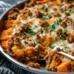 Ground Turkey Sweet Potato Bake