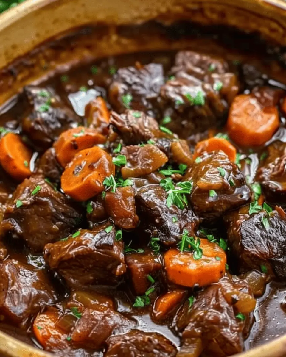 Anthony Bourdain’s Beef Bourguignon with Turkey Bacon Twist
