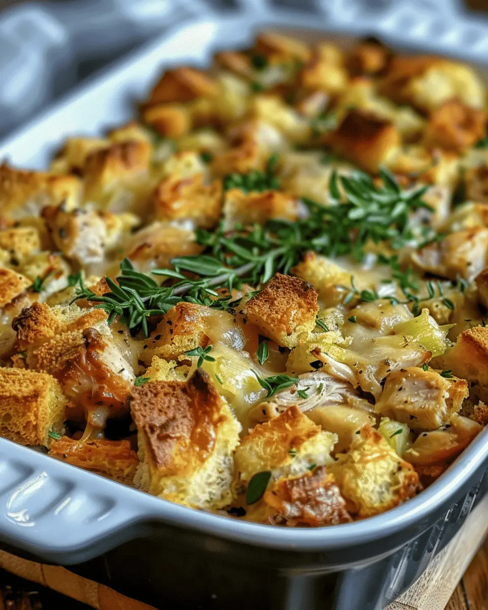 Dolly’s Chicken and Stuffing Casserole: Easy Comfort Food Delight