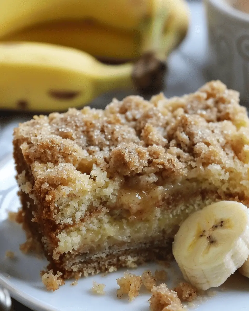 Banana Crumb Cake Recipe: The Best Homemade Delight for Everyone