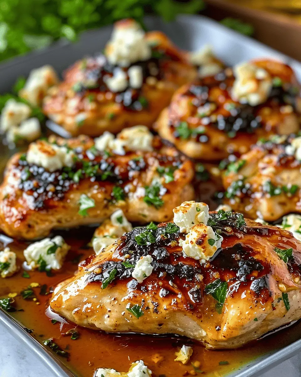 Hot Honey Infused Feta Chicken: Juicy Flavor in Every Bite
