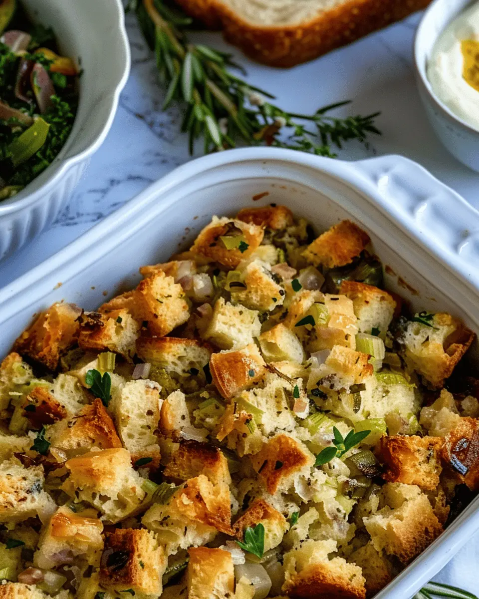 Classic Butter Herb Stuffing: The Best Comforting Side Dish