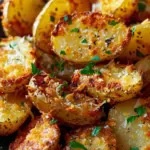 Crispy Crunchy Parmesan Potatoes