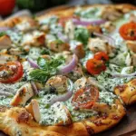 Tzatziki Chicken Pizza