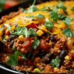 Slow Cooker Taco Casserole