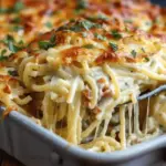 Creamy Southern Spaghetti Bake