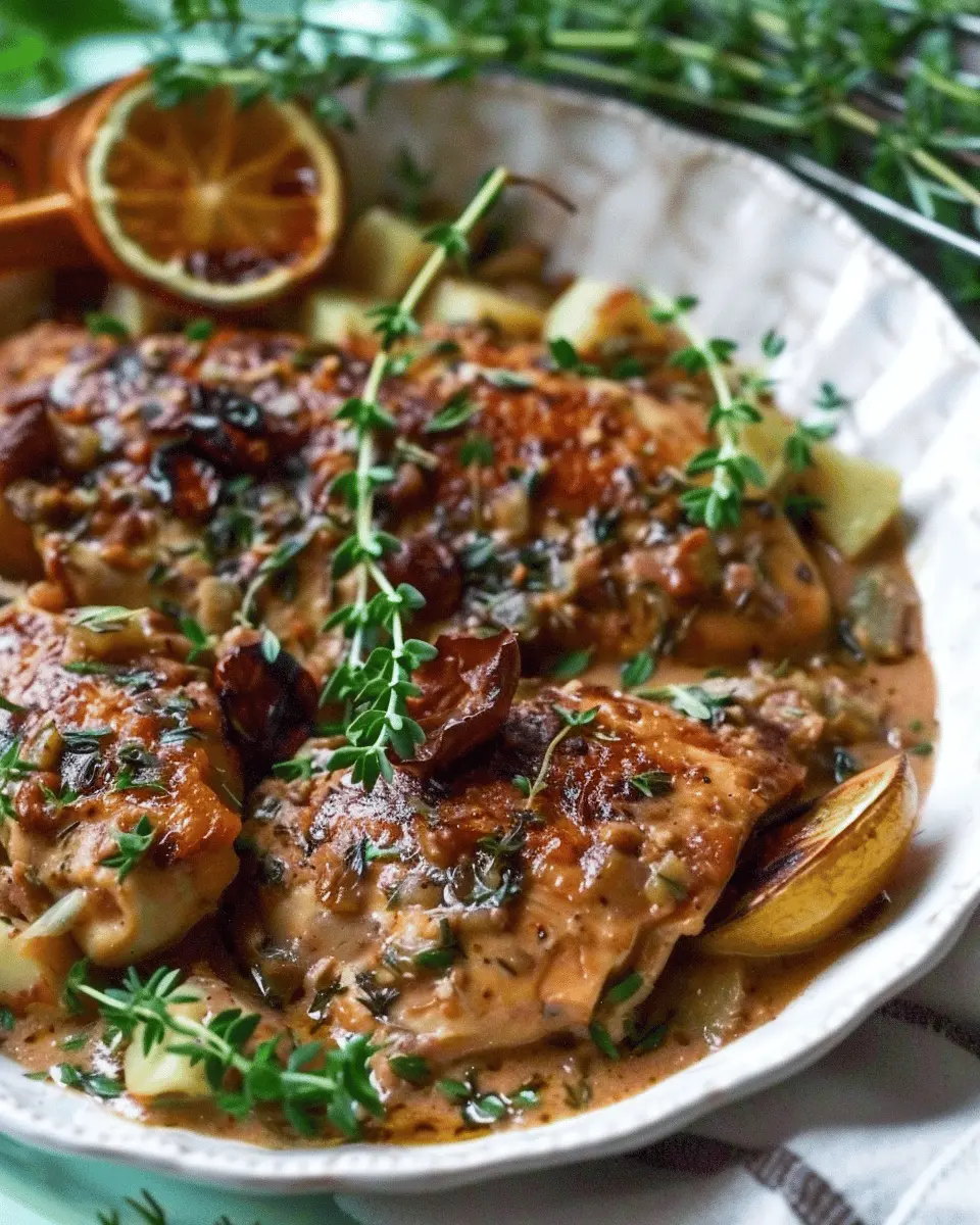 Slow Cooked Creamy Tuscan Chicken with Turkey Bacon Delight