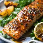 Air Fryer Honey Mustard Salmon