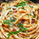 Vegan Creamy Sun Dried Tomato Pasta Recipe