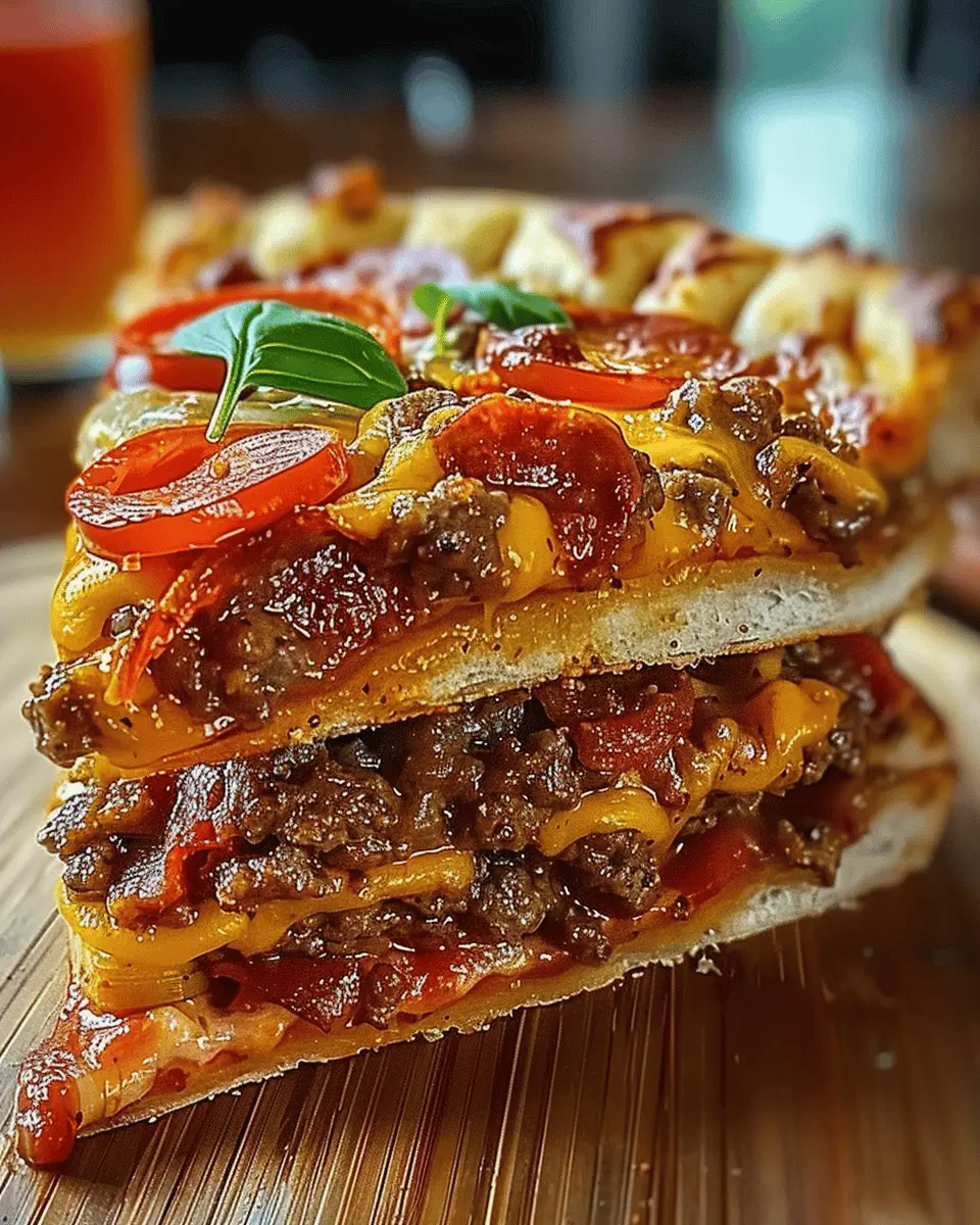 The Pizza Burger Pie: An Indulgent Twist on Comfort Food