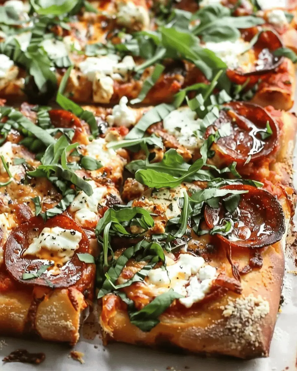 Hot Honey and Goat Cheese Pepperoni Pizza: The Best Homemade Indulgence