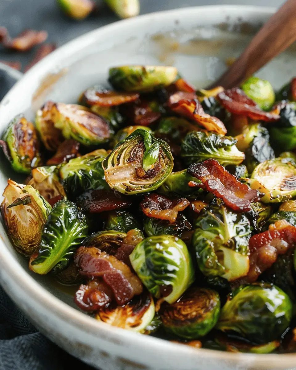 30-Minute Stovetop Maple Turkey Bacon Brussels Sprouts Delight