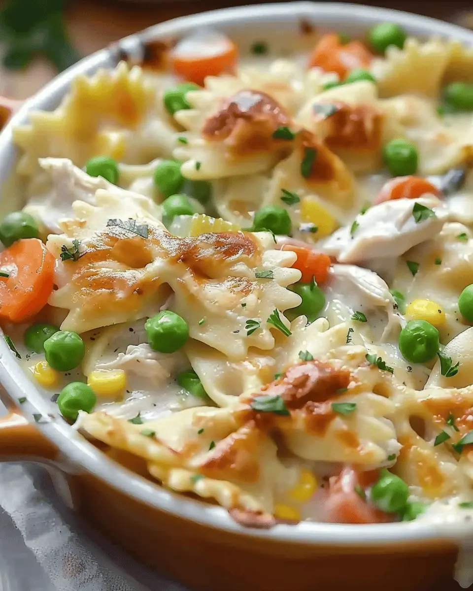 Chicken Pot Pie Pasta Recipe: Cozy Comfort Food Reinvented