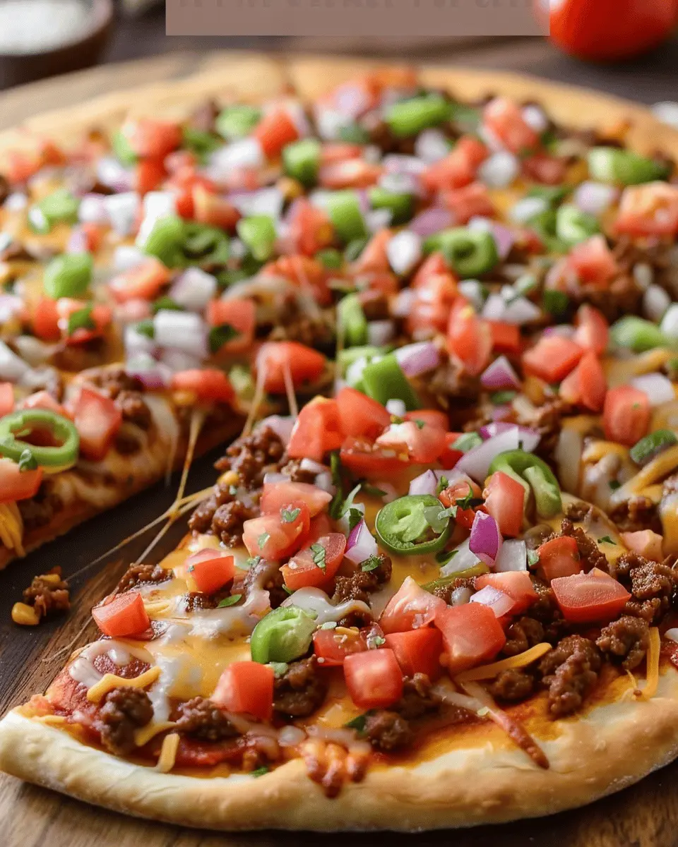 Pizza Hut Taco Pizza Recipe: Easy Twist with Turkey Bacon and Chicken Ham