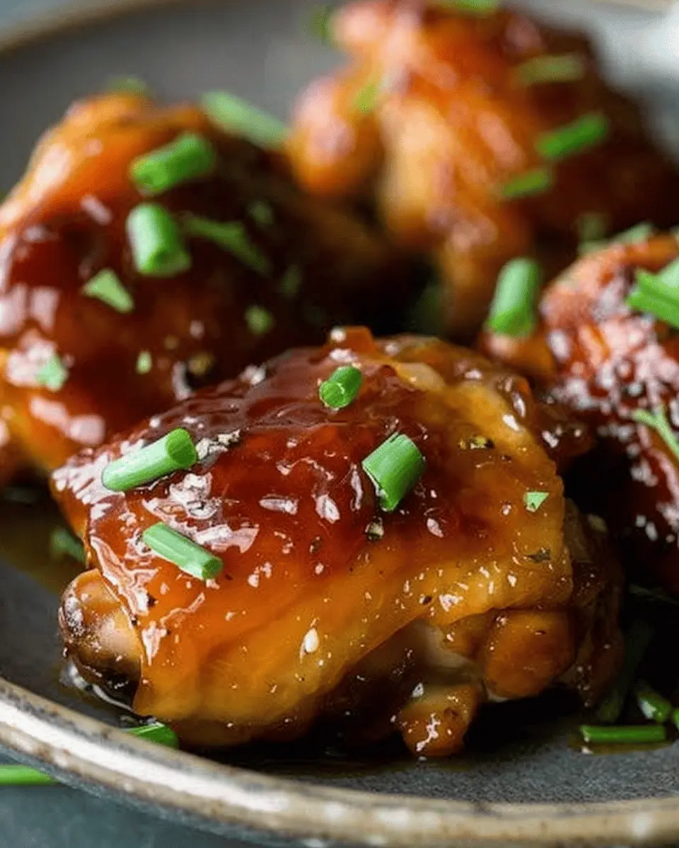 Sticky Slow Cooker Honey Garlic Chicken Thighs: Effortless Delight