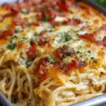 Creamy Southern Spaghetti Bake