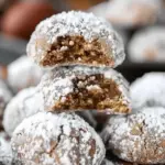 Gingerbread Snowball Cookies