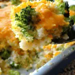Broccoli cheese rice casserole