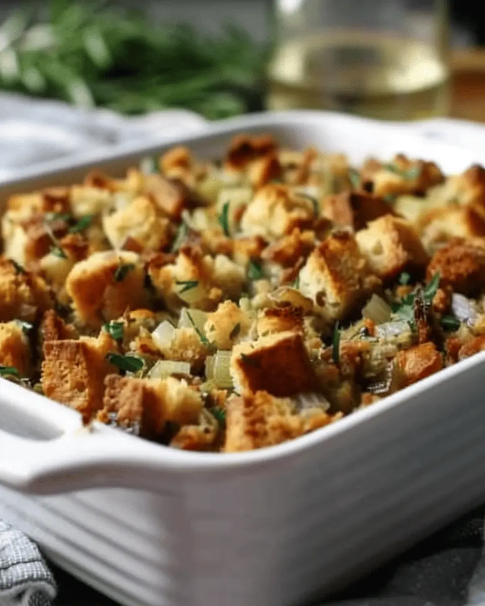 Delicious Grandma’s Thanksgiving Stuffing Recipe with Turkey Bacon