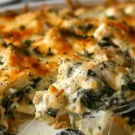 Chicken and Spinach Casserole with Cream Cheese