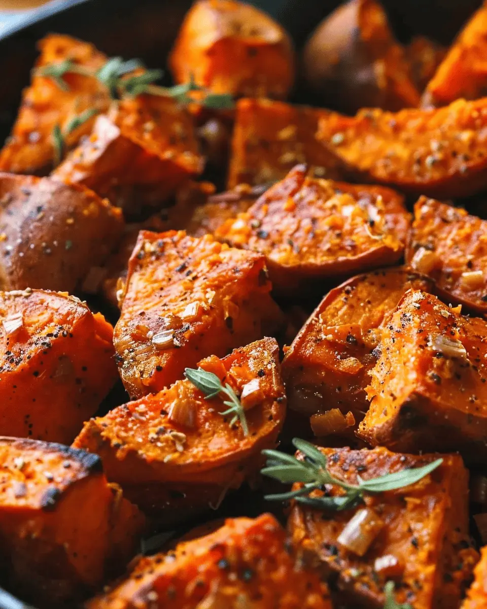 Roasted Sweet Potato Bliss: A Simple Recipe with Turkey Bacon