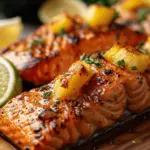 Honey Pineapple Salmon