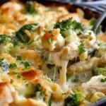 Chicken and Broccoli Alfredo Bake