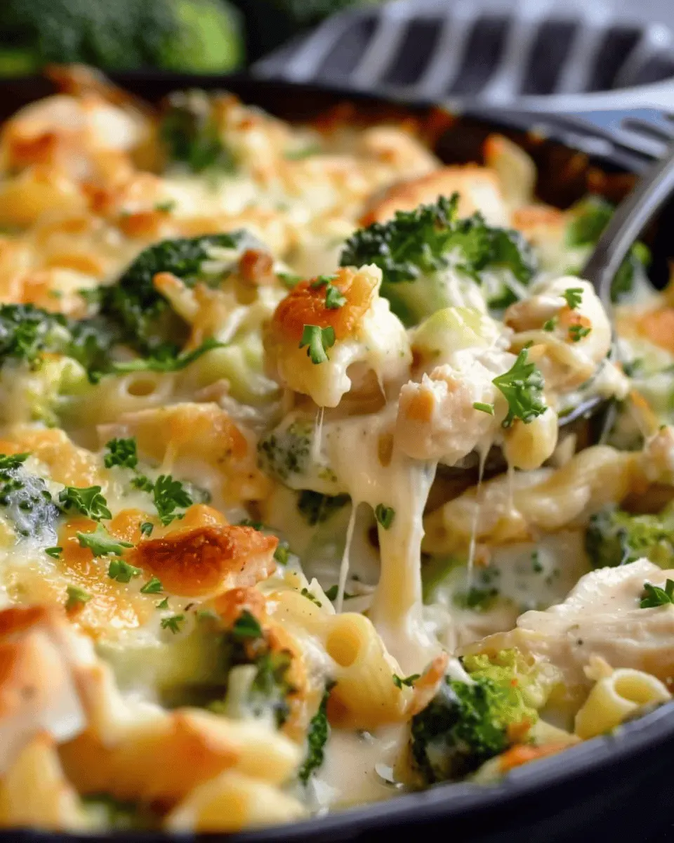 Chicken and Broccoli Alfredo Bake: The Easy Comfort Dish You’ll Love