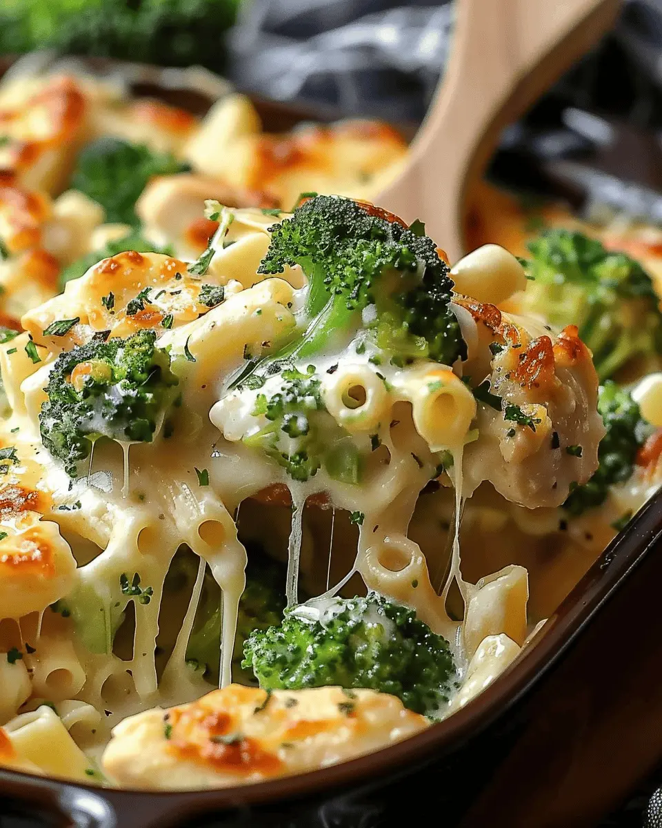 Chicken and Broccoli Alfredo Bake: Easy Comfort Food Delight
