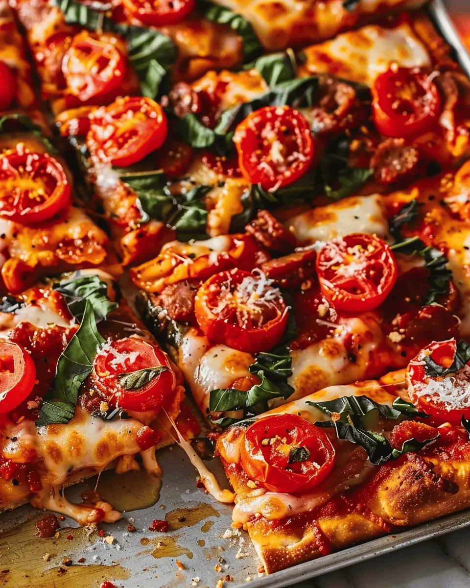 Sheet Pan Pizza: Easy Turkey Bacon & Chicken Ham Delight