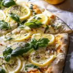 3 Cheese Lemon Basil Pizza