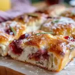 Homemade Jam Donut Focaccia