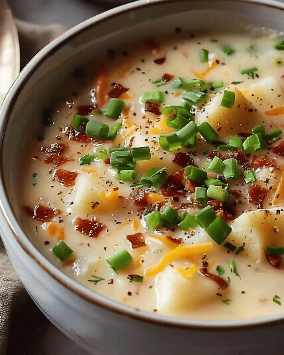 Crockpot Potato Soup with Turkey Bacon: A Cozy Comfort Food Delight