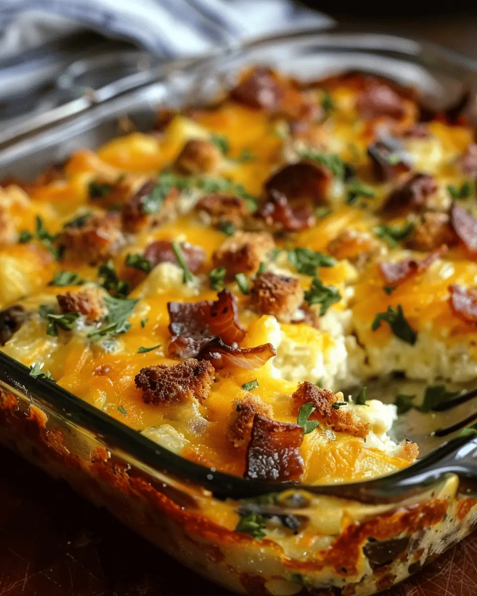 Crack Breakfast Casserole: A Delicious Twist with Turkey Bacon and Chicken Ham