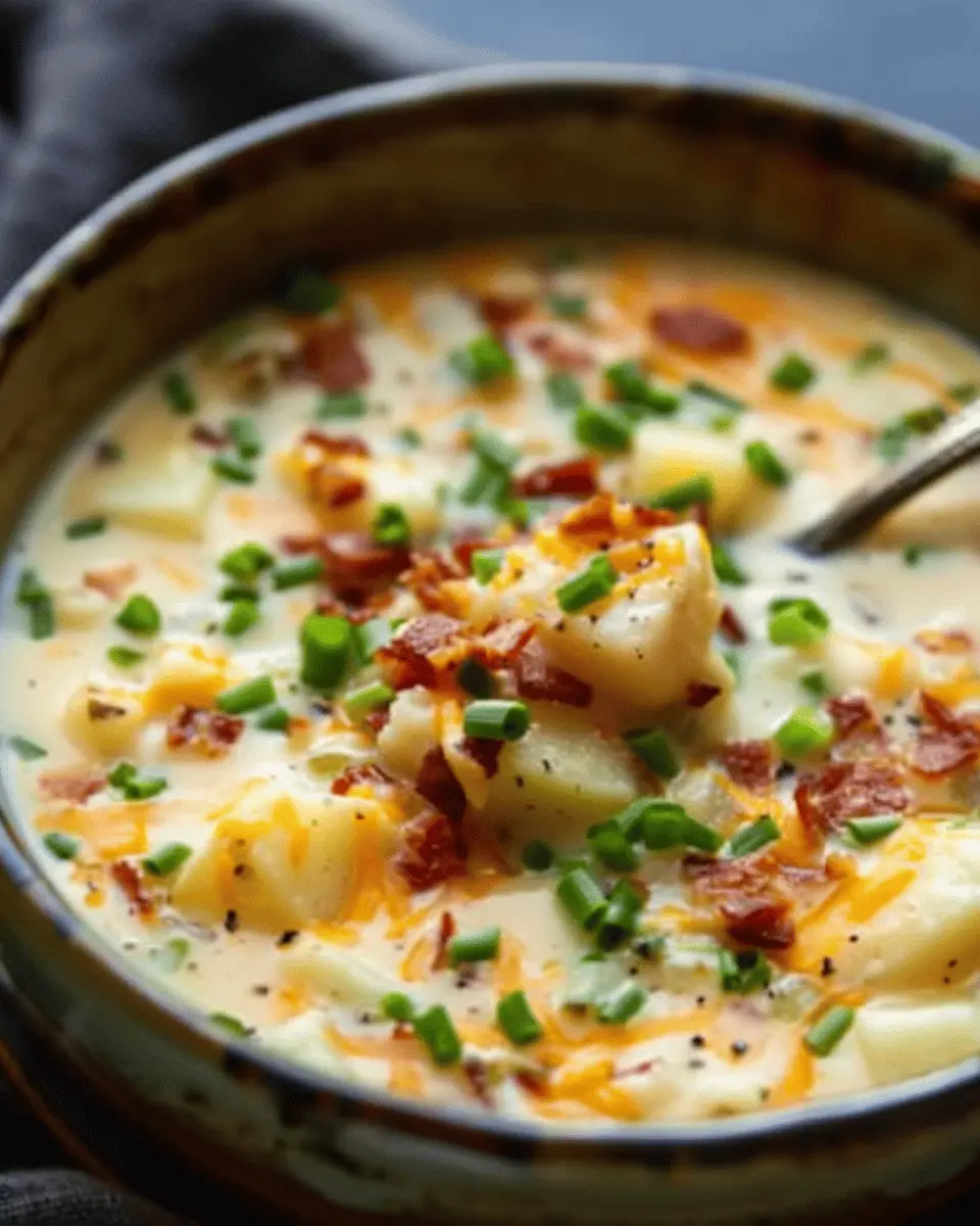 Crock Pot Crack Potato Soup: Indulgent Comfort with Turkey Bacon